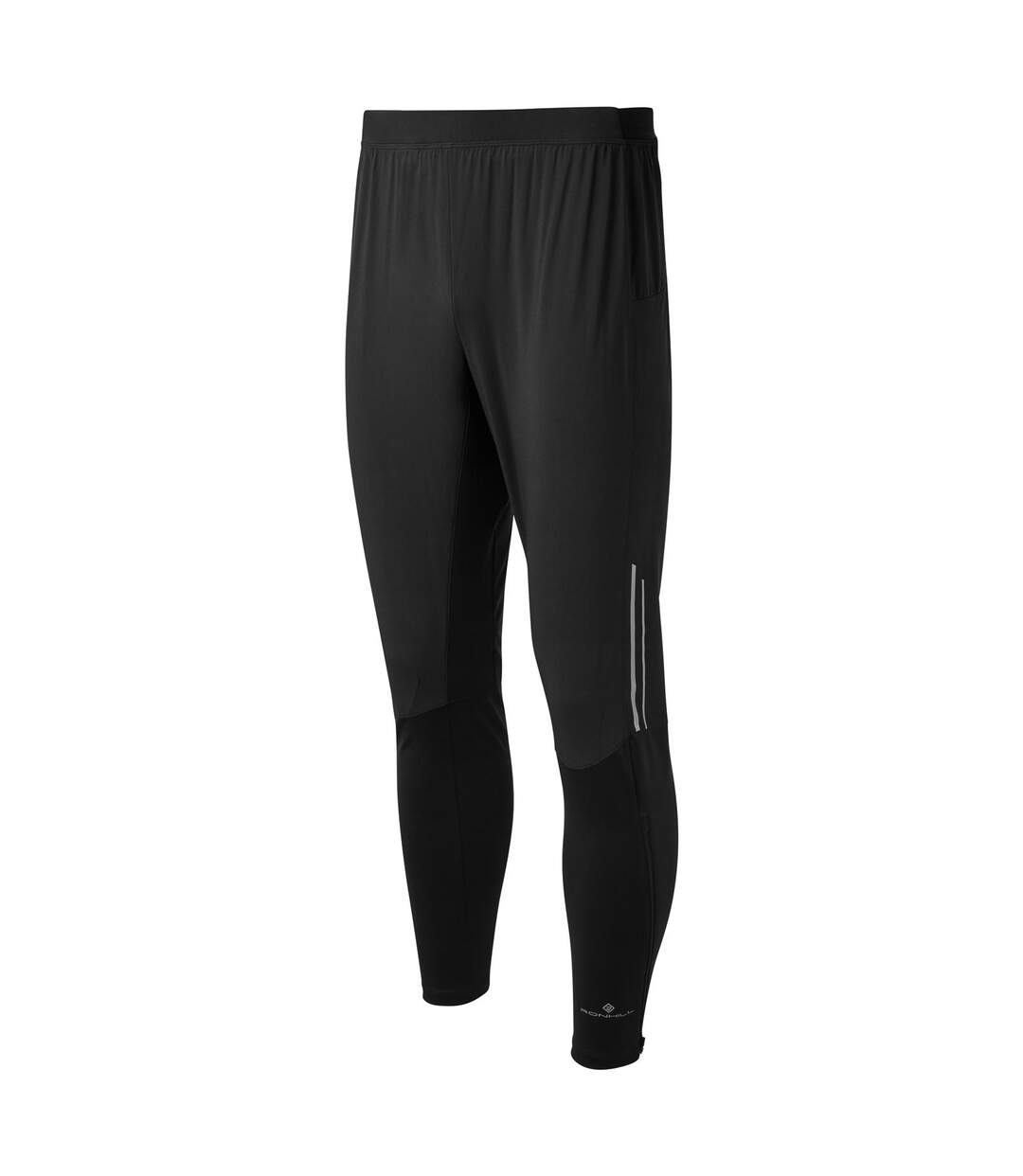 Mens tech flex jogging bottoms black Ronhill