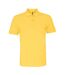 Asquith & Fox Mens Plain Short Sleeve Polo Shirt (Mustard)