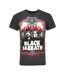 Unisex Adult 1972 Black Sabbath T-shirt Charcoal Amplified-1