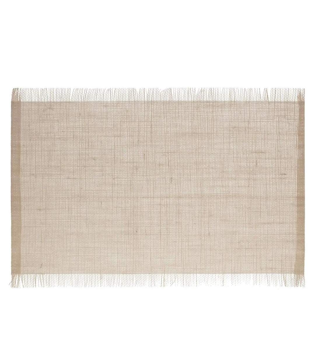 Set de Table en Jute Frange 30x45cm Naturel-1