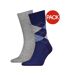Chaussettes Motif/style Losange Homme Gris Bleu Marine Tommy Hilfiger-1