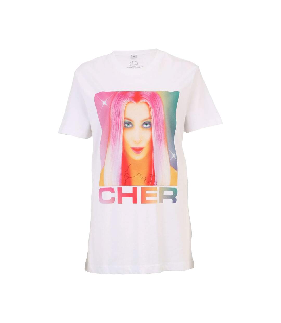 T-shirt Cher Prisma Homme Blanc MerchCode-1