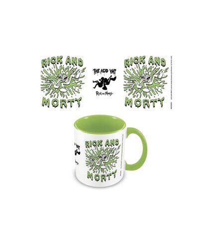 Rick And Morty Acid Vat Inner Two Tone Mug (Green/White/Black) (One Size) - UTPM3958