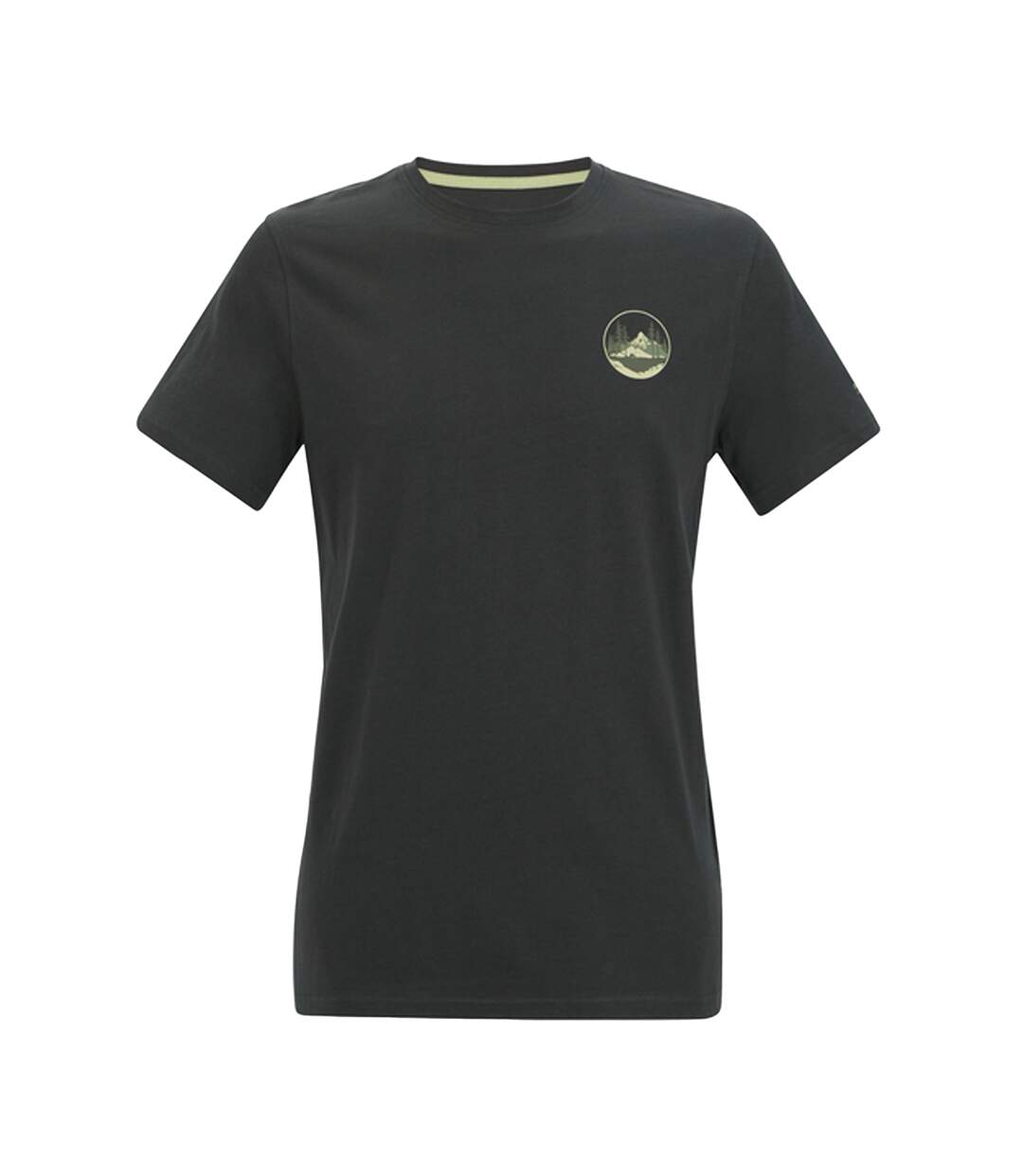 Mens Breezed Circle Mountain T-shirt Ash Regatta-2