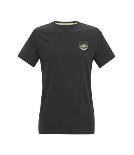 Mens Breezed Circle Mountain T-shirt Ash Regatta