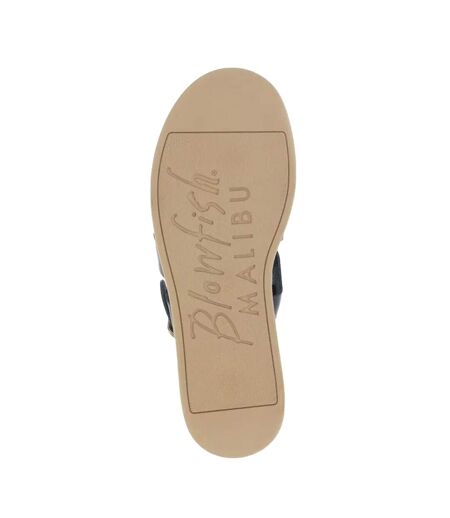 Womens/ladies Malibu London-b Platform Sandals Black Blowfish