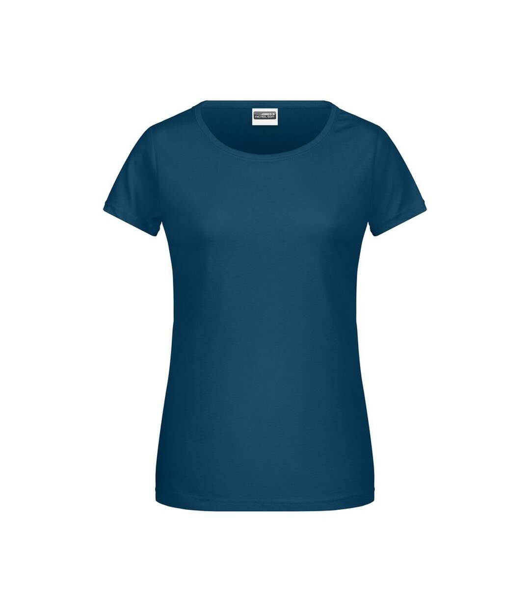 T-shirt Basic Femme Bleu Pétrole James And Nicholson-1
