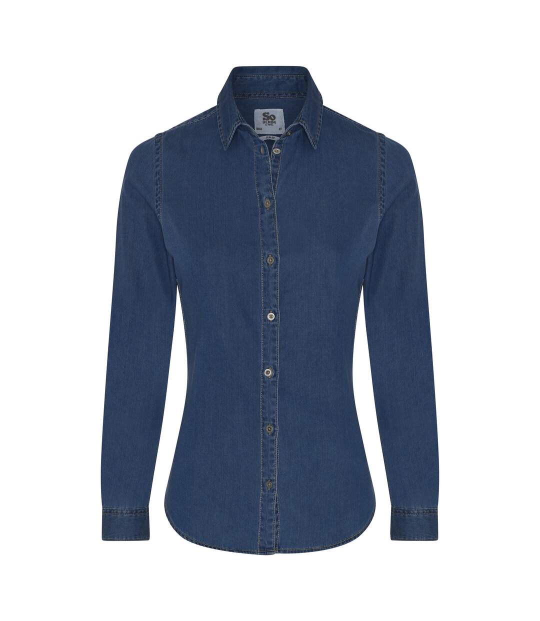 Chemisier so denim lucy femme bleu foncé Awdis