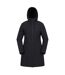 Womens/ladies fern longline soft shell jacket black Mountain Warehouse