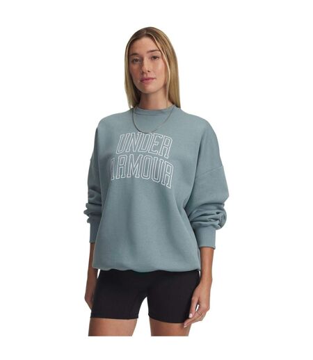 Sweat Varsity Femme Vert Under Armour