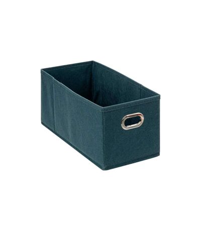 Boîte de Rangement Pliable Premium 15x31cm Bleu Pétrole