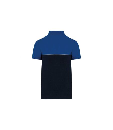 Polo bicolore écoresponsable manches courtes WK. Designed To Work