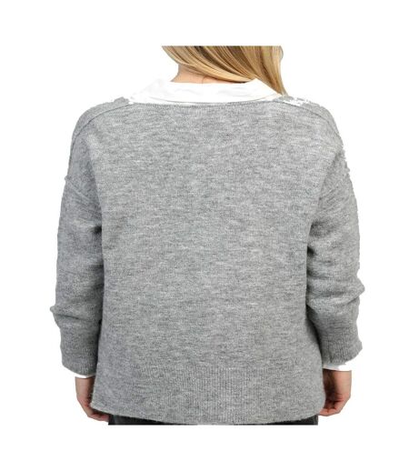 Pull gris femme an'ge ines