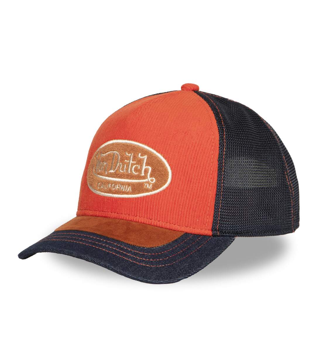 Casquette rucker avec filet adulte mix matière Shield Vondutch-1