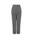 Womens/ladies Interlock Logo Jogging Bottoms Charcoal Slazenger-2