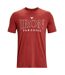 Mens Project Rock Graphic Print T-shirt Red Under Armour-2