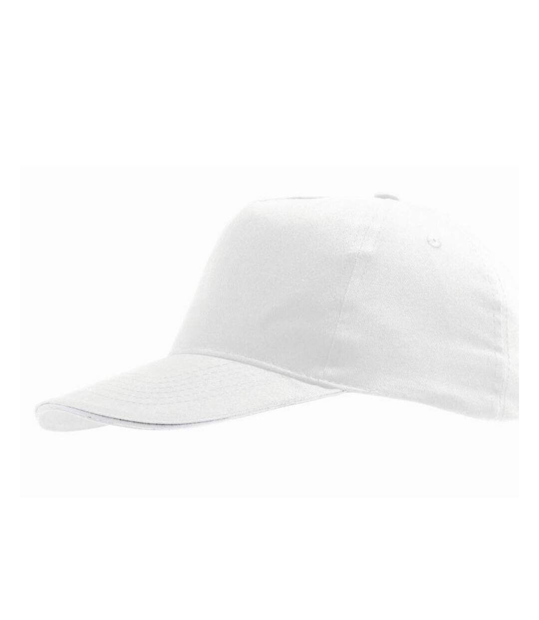 Sunny casquette adulte blanc SOLS-3