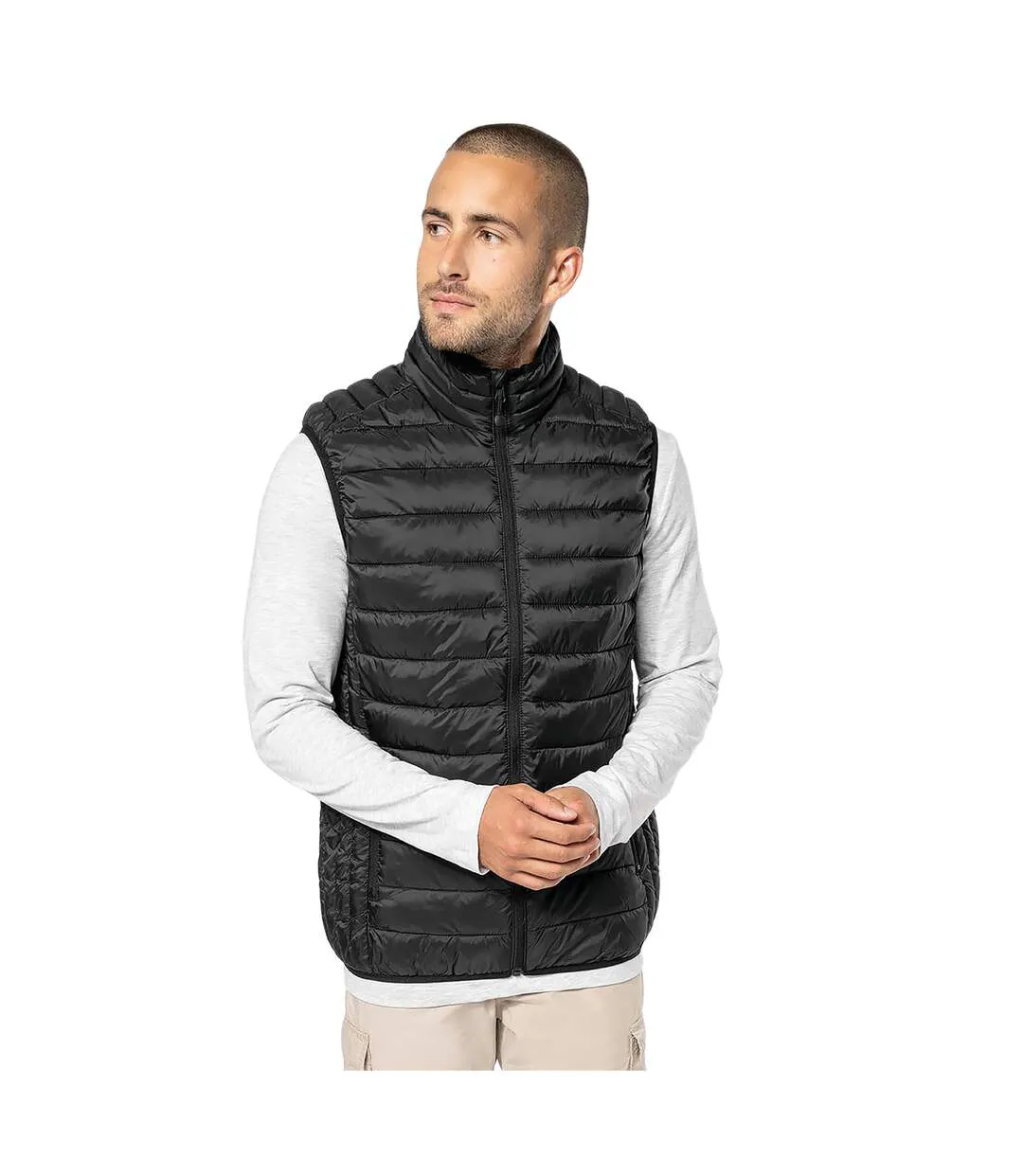 Veste Sans Manches Homme Noir Kariban-3