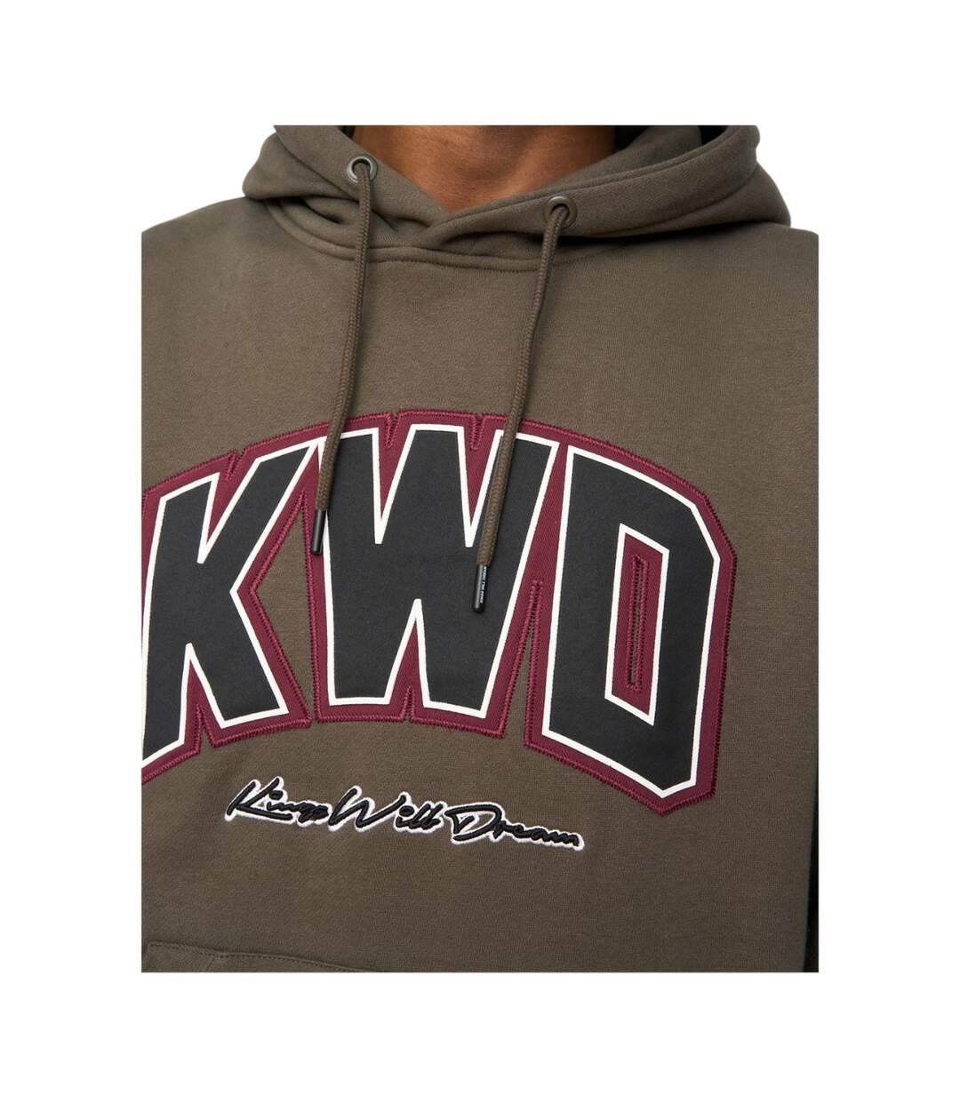 Mens Kingdome Hoodie Olive Kings Will Dream-4