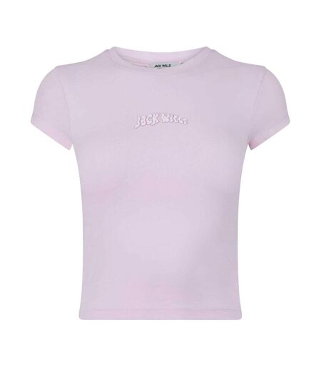 T-shirt Motif/style Lettrage Femme Rose Jack Wills