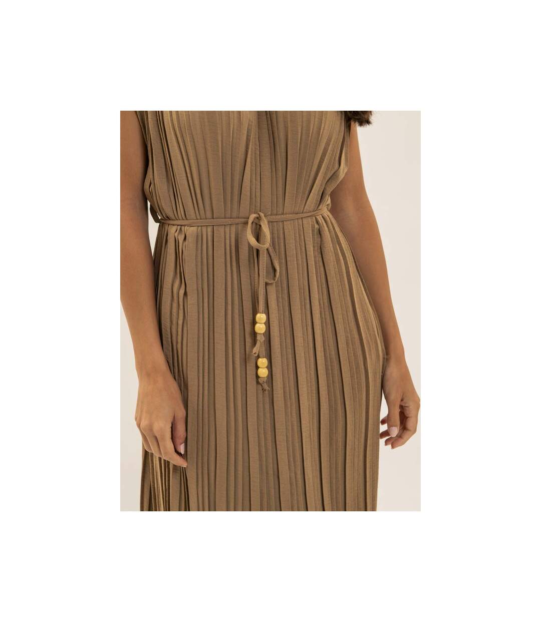 Robe midi plissée IROVE - Dona X Lisa-3