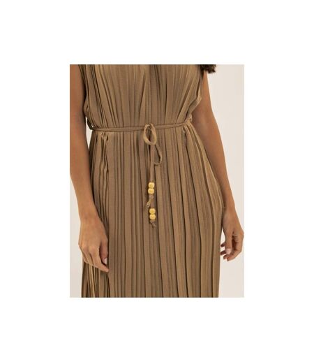 Robe midi plissée IROVE - Dona X Lisa