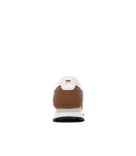 Baskets marron/ecru homme fila hypert