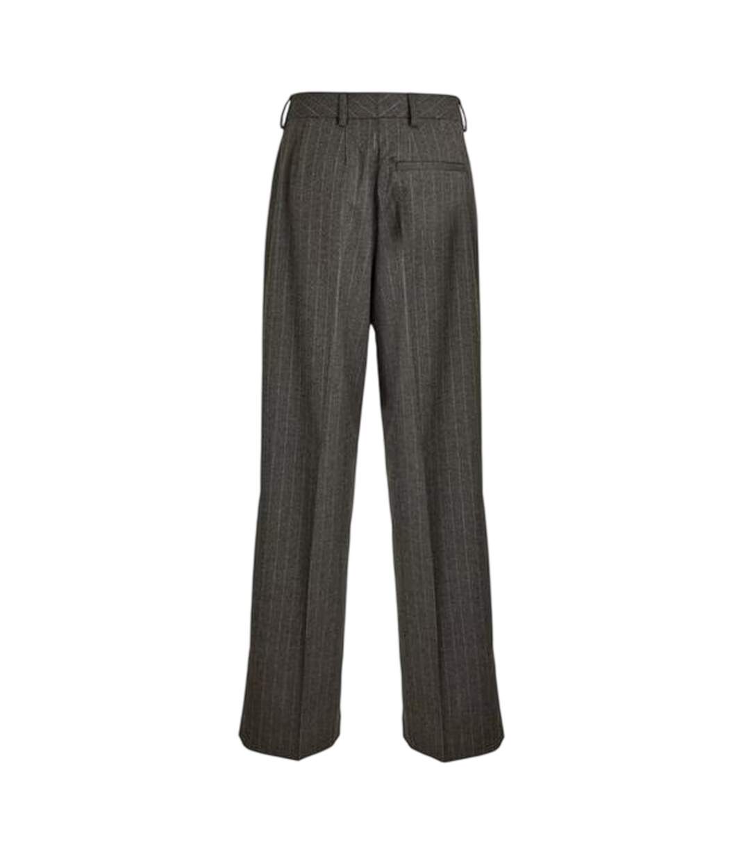 Pantalon Motif/style Fines Rayures Femme Gris Chiné JJXX-2