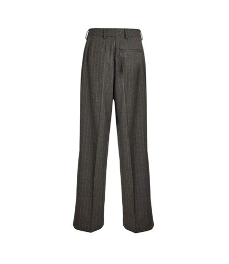 Pantalon Motif/style Fines Rayures Femme Gris Chiné JJXX