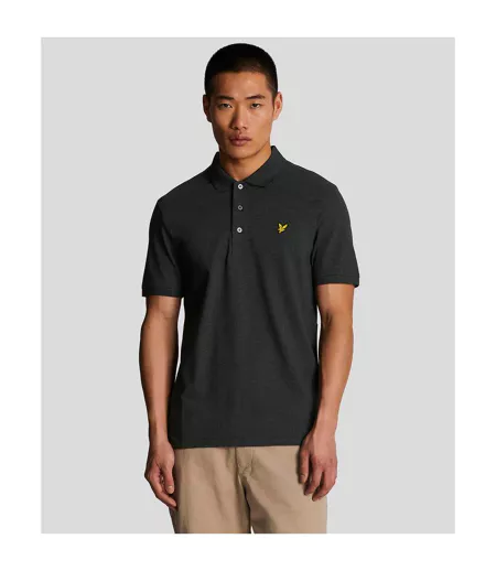 Polo Uni Homme Charbon Lyle & Scott