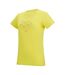T-shirt Motif/style Fleurs Fingal Femme Jaune Clair Regatta-4