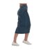 Jupe Mi-longue Siri Femme Bleu Denim Only-1