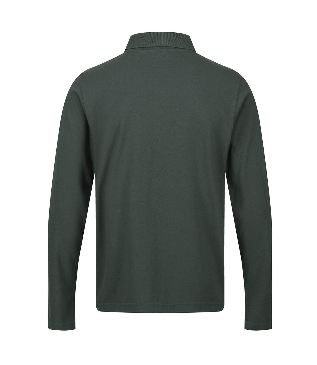 Mens pro long-sleeved polo shirt dark green Regatta