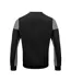 Mens Contrast Crew Neck Sweatshirt Black Anthracite Printer PRIME-2