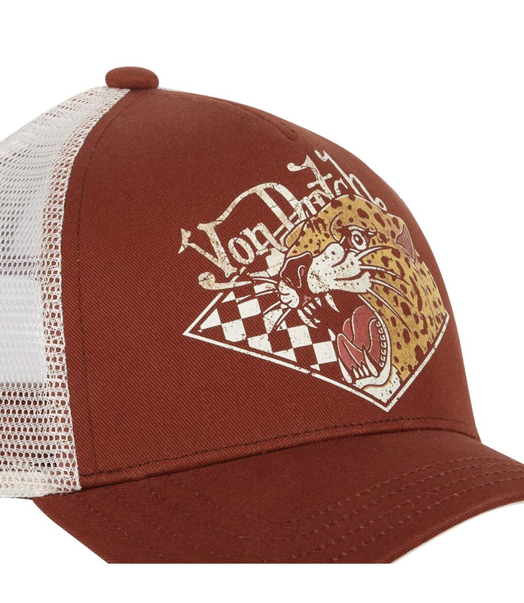 Casquette baseball avec filet femme avec print Guépard Vondutch-3