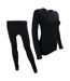 Ladies Long Sleeve Thermal Top & Thermal Leggings for Winter-3