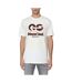 T-shirt Motif/style Logo Power Station Adulte Blanc Rouge Diesel-1