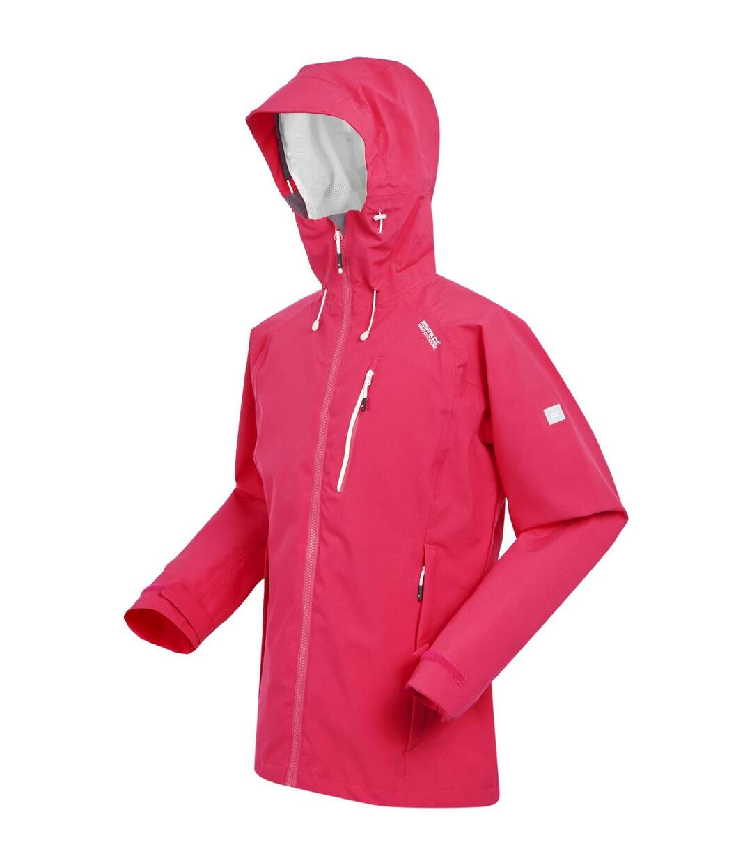 Womens/ladies Birchdale Shell Waterproof Jacket Pink Potion White Regatta-1