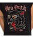 Robe longue col rond sans manches avec print devant South Vondutch-2