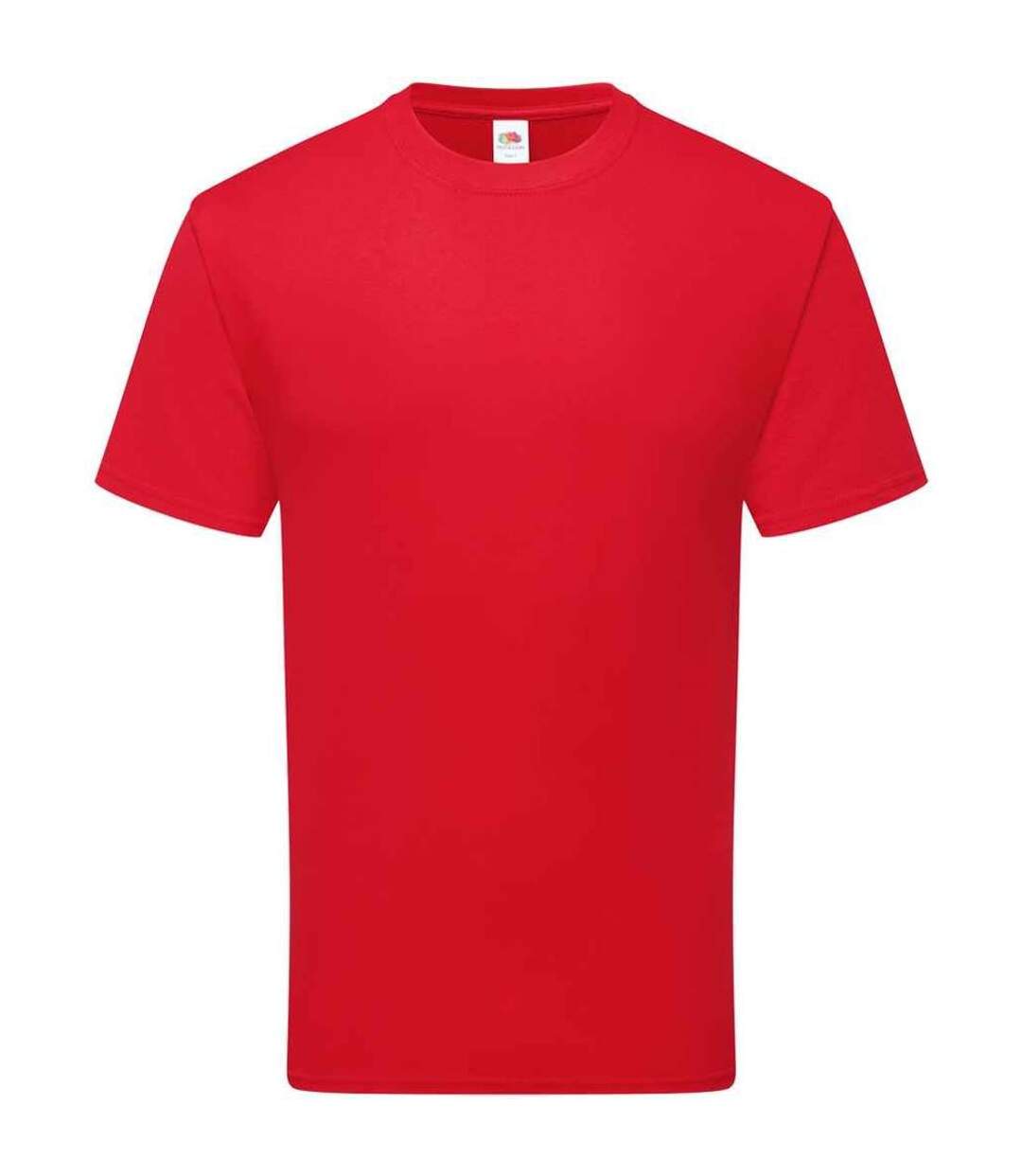 T-shirt unisexe en coton pour adultes rouge Fruit of the Loom-1