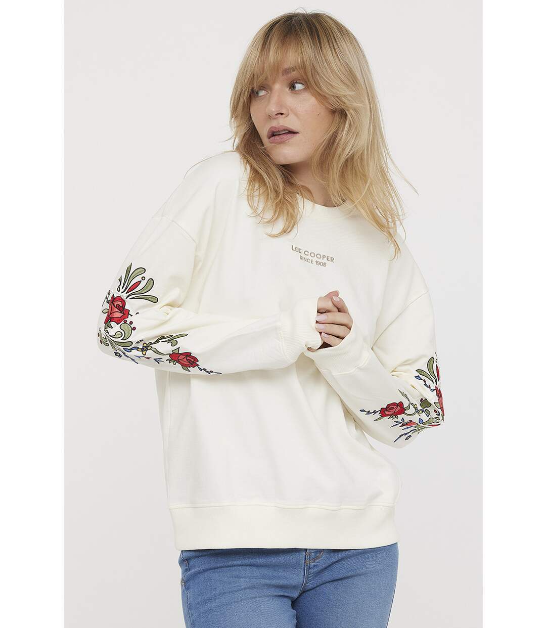 Sweatshirt manches longues coton regular ELIDA