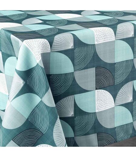 Nappe Imprimée Ambroise 145x240cm Pétrole