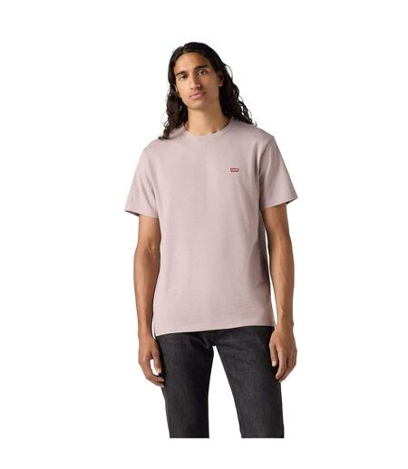 T-shirt Motif/style Aile De Chauve-souris Et Logo Original Homme Violet Levis