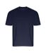 Unisex adult arrow recycled heavy oversized t-shirt navy Ecologie