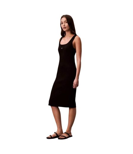Robe Courte Femme Noir Calvin Klein