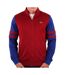 Mens Zip Interlock Stretch Track Jacket Red Lacoste-1