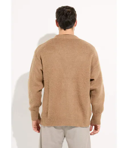 Gilet chaud en maille avec de la laine