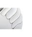 Vase Design en Relief Lines 34cm Blanc-4
