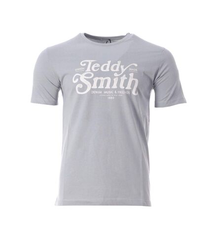 T-shirt Bleu/Gris Homme  Teddy Smith Giant