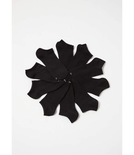 Socquettes unies en coton majoritaire